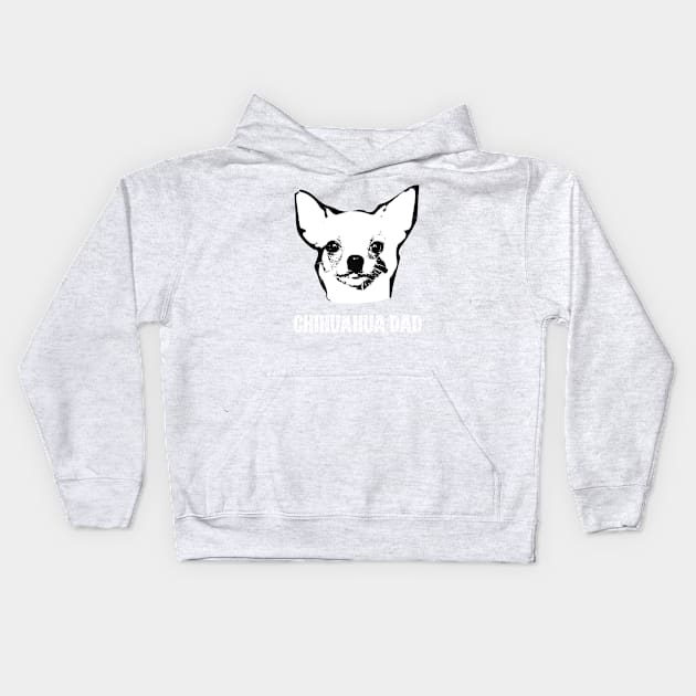 Chihuahua Dad Kids Hoodie by DoggyStyles